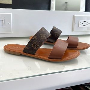 Tan & Brown Designer Inspired sandals